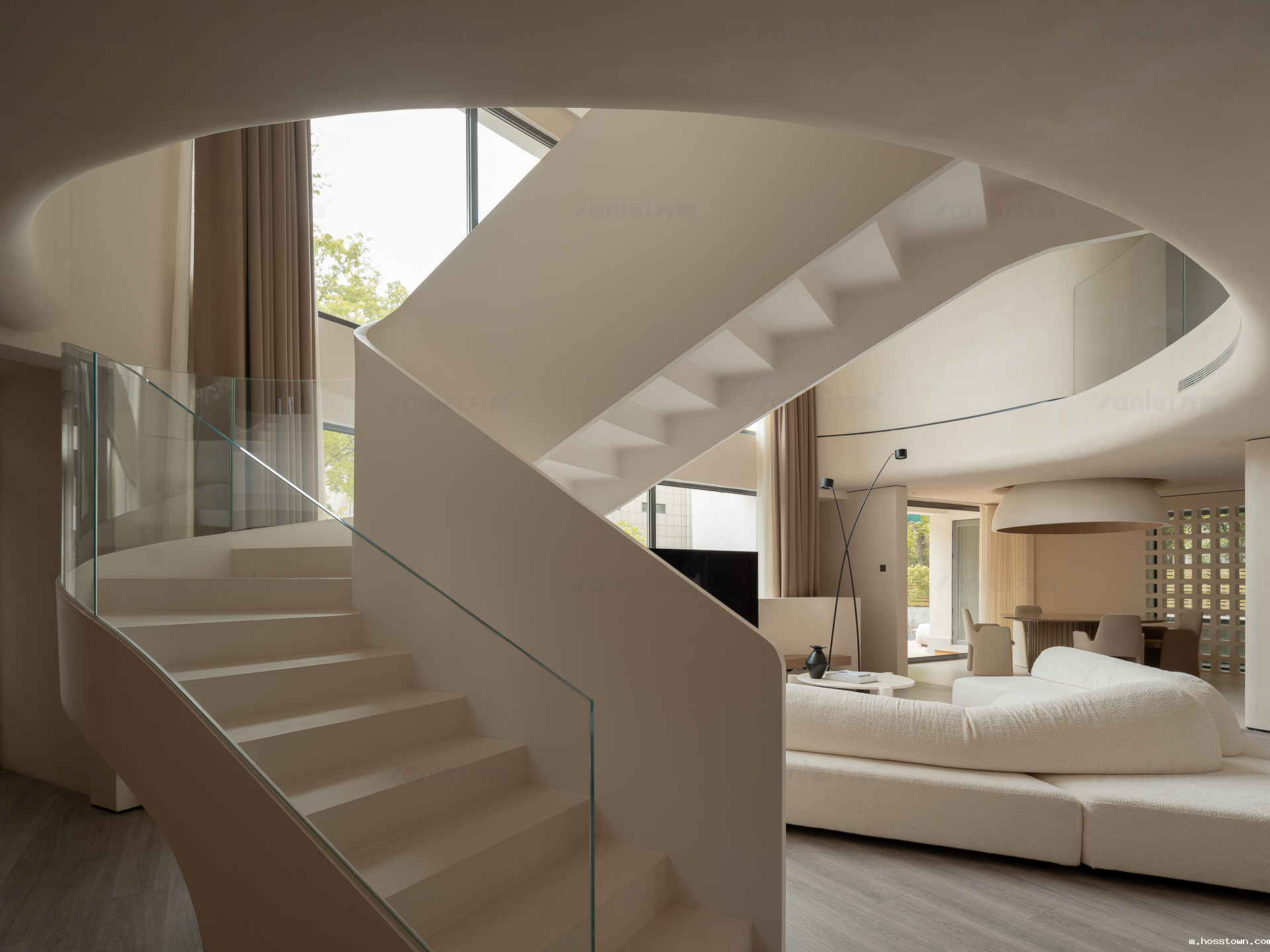 环球设计刊登案例|「宛居」450㎡气质美墅由taptap点点官网入口北京团队全案落地