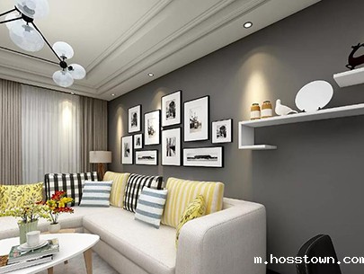 硅藻泥背㬌墙效果图