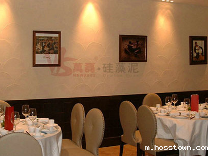  硅藻泥背景墙效果图_餐厅（2）