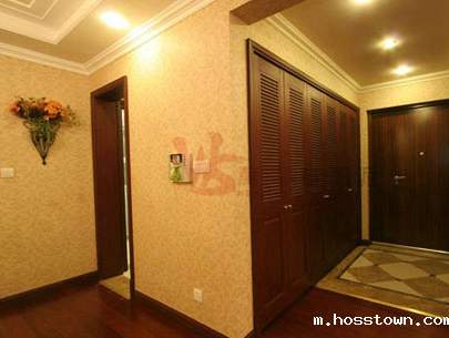  硅藻泥背景墙效果图_走廊过道（3）