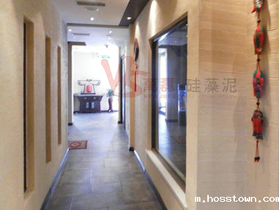  硅藻泥背景墙效果图_走廊过道（4）