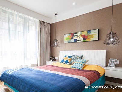 硅藻泥清新背㬌墙效果图