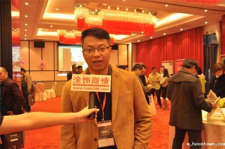 贺总接受艺术涂料相关采访