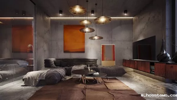 清水混泥土效果图