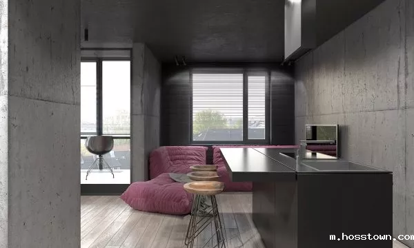 清水混凝土效果图