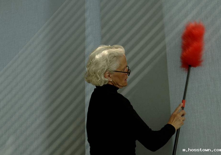 硅藻泥背景墙打扫