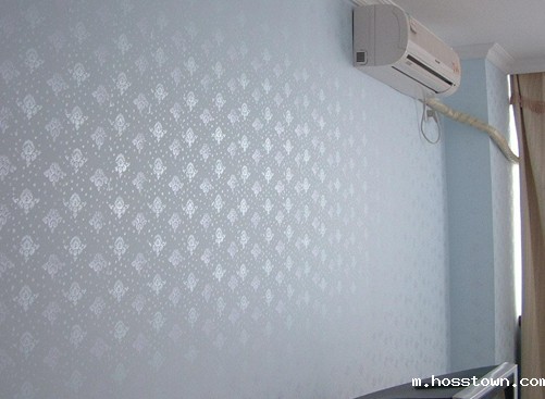 硅藻泥滚花纹理效果图片