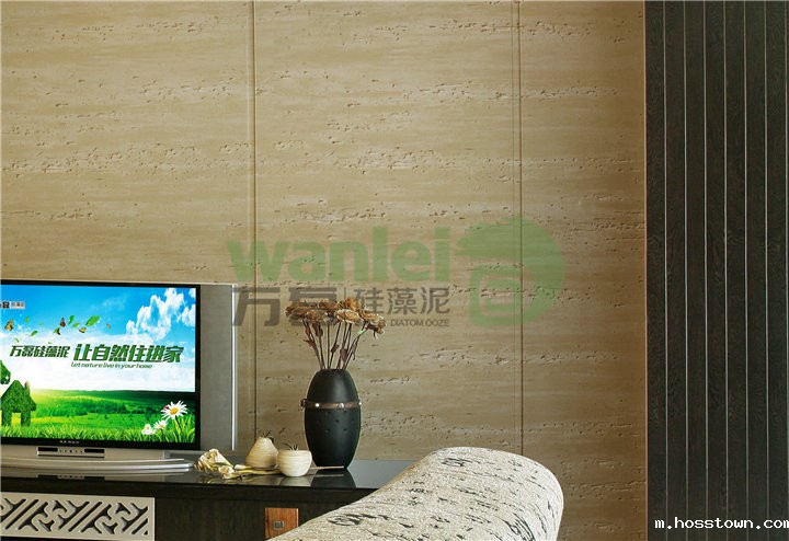 硅藻泥-多色米洞石