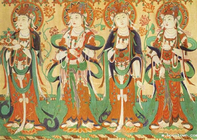 莫高石窟壁画 莫高石窟壁画