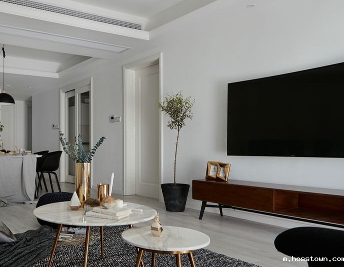 硅藻泥电视背景墙