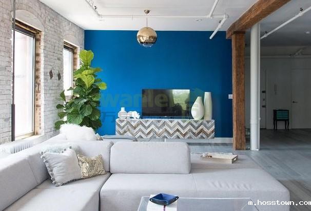 硅藻泥电视背景墙