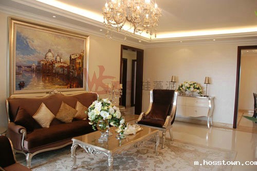 硅藻泥客厅背景墙效果图