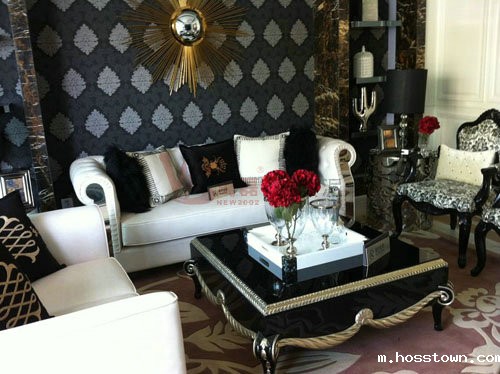 硅藻泥电视背景墙