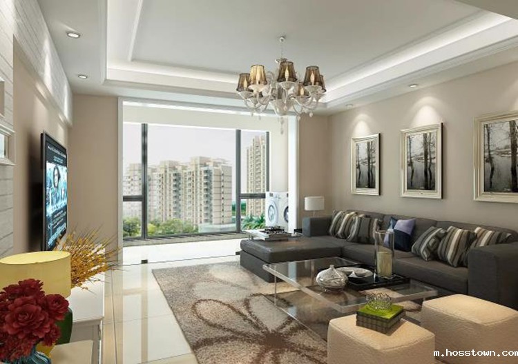 硅藻泥电视背景墙