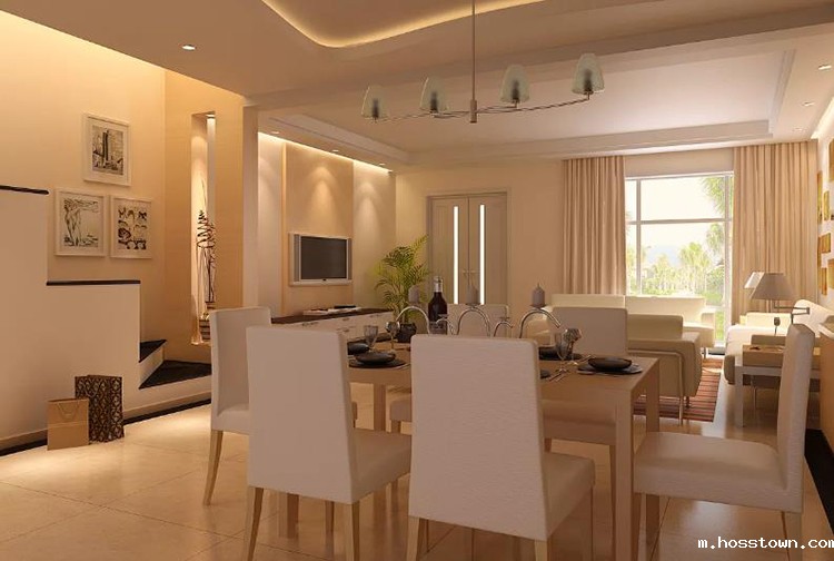 餐厅硅藻泥背景墙