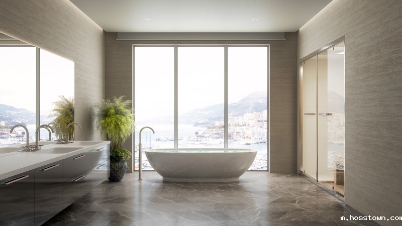 硅藻泥米洞石背景墙