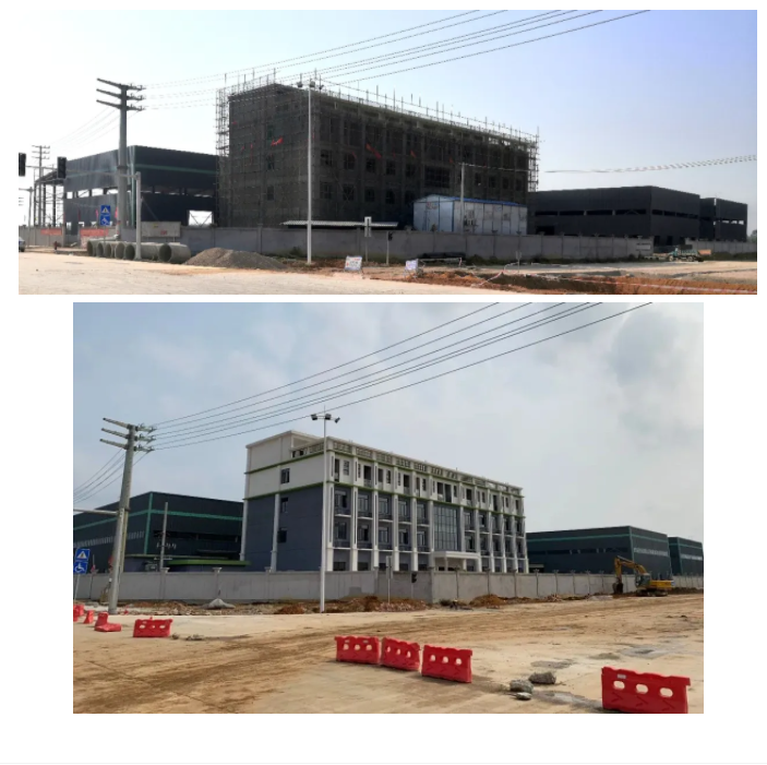 复建进行时,taptap点点官网入口广西30亩生产基地建设进度大事记