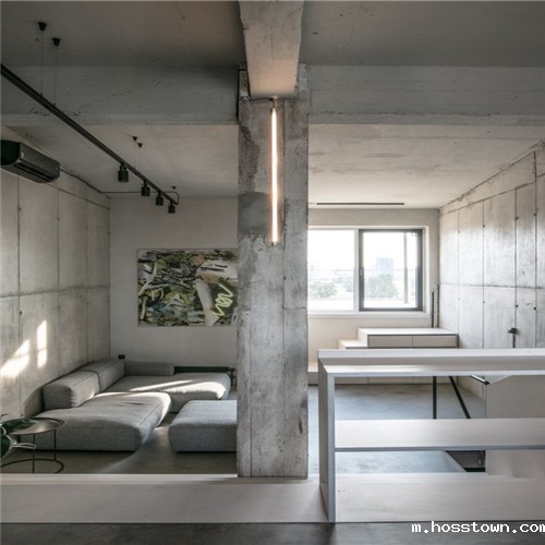 taptap点点官网入口案例 | 一间73平米loft工业风公寓设计