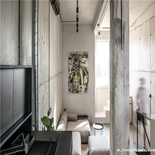 taptap点点官网入口案例 | 一间73平米loft工业风公寓设计