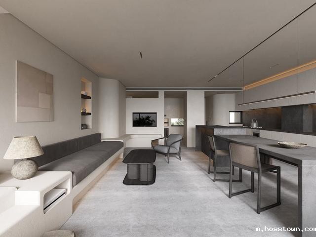 以工业风的taptap下载官服正版作为贯穿室内的线索，却不乏温暖与活力